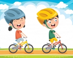 97031139-a-vector-illustration-of-kids-cycling-isolated-on-bright-background